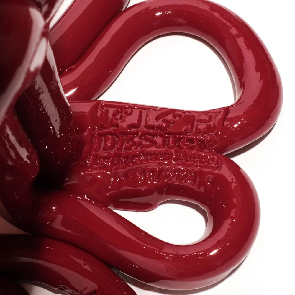 Indian Summer Vase Extra Colour - Clear Fuchsia, Orange, Matt Bordeaux