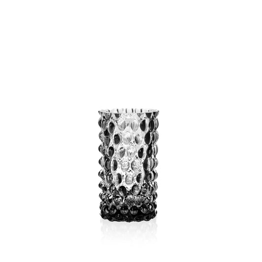 Grey Smoke Hobnail Bud Vase