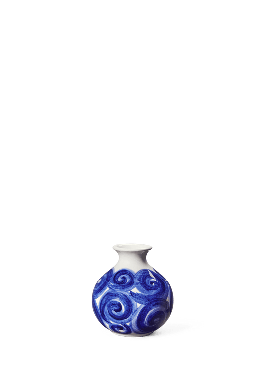 Tulle Vase H10.5 cm blue