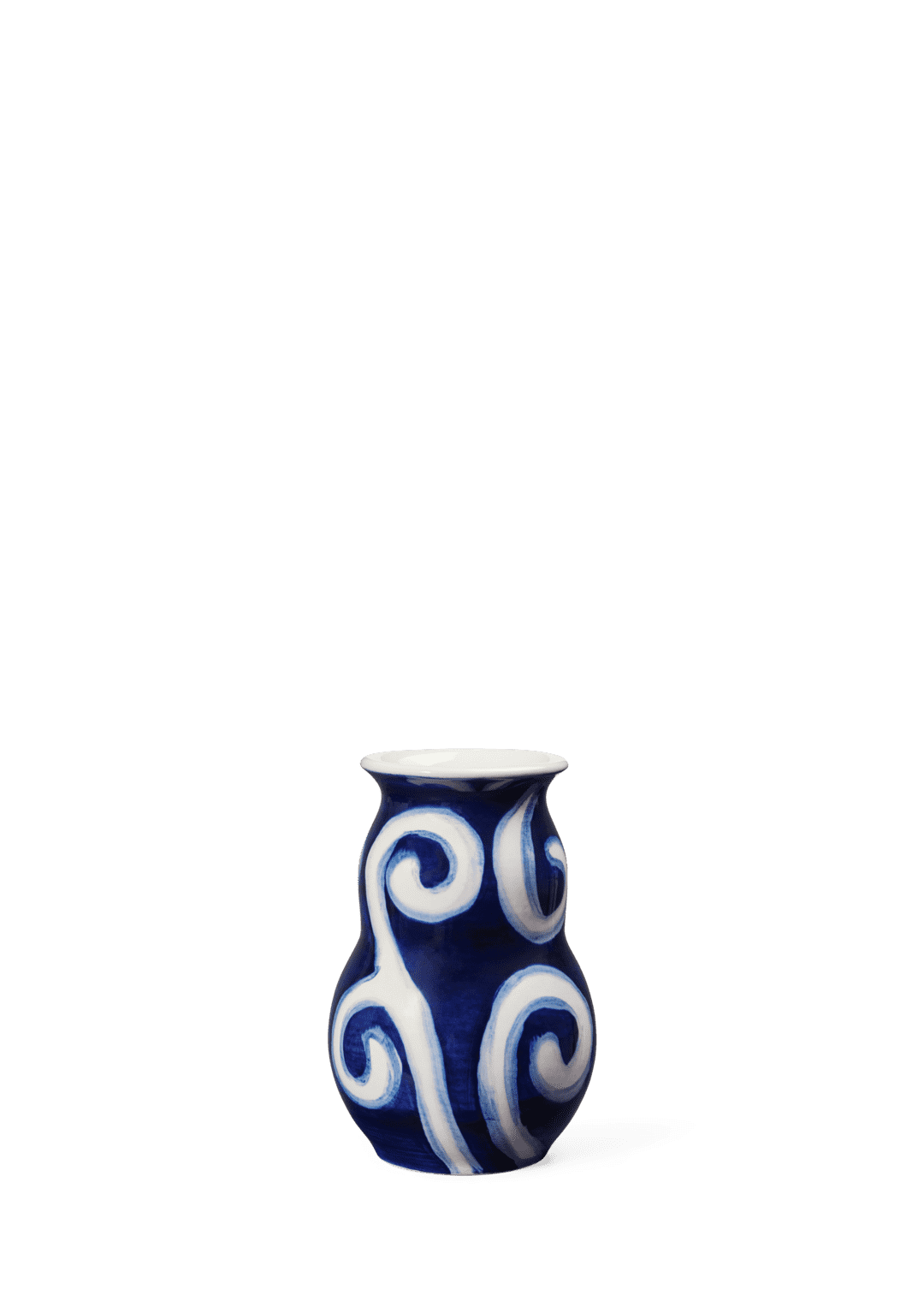Tulle Vase H13 cm blue