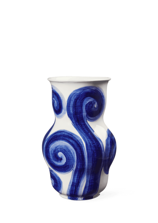 Tulle Vase H22.5 cm blue