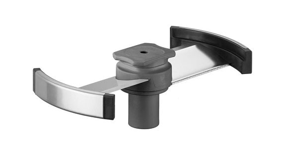 KitchenAid Door handle with black and silver finish on a white background