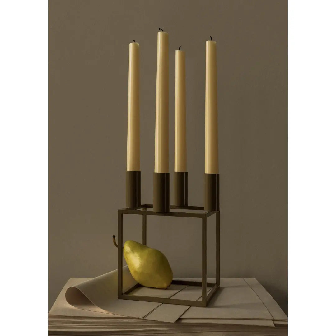 Kubus 4 Black Candle Holder Audo