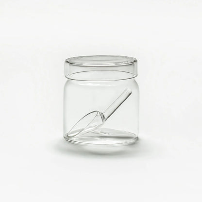 Piuma Sugarpot With Glass Spoon 10.1 Oz