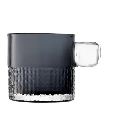 Handle Tealight Holder H9cm Slate