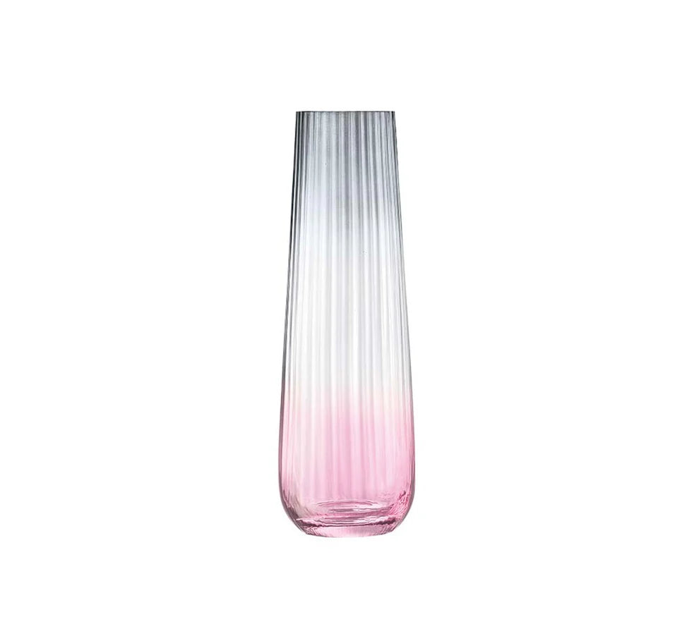 Dusk Vase H36cm Pink/Grey