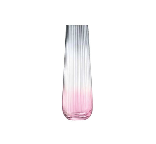 Dusk Vase H36cm Pink/Grey