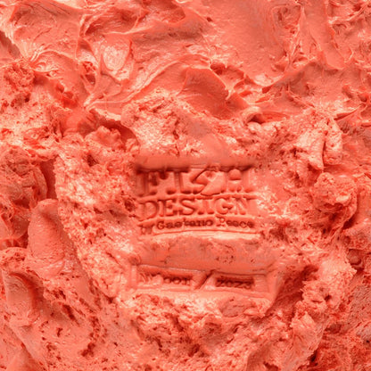 Lava Vase - Matt Ocean And Matt Dark Salmon