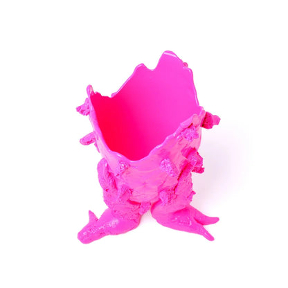 Lemon Special Vase - Matt Fluo Fuchsia