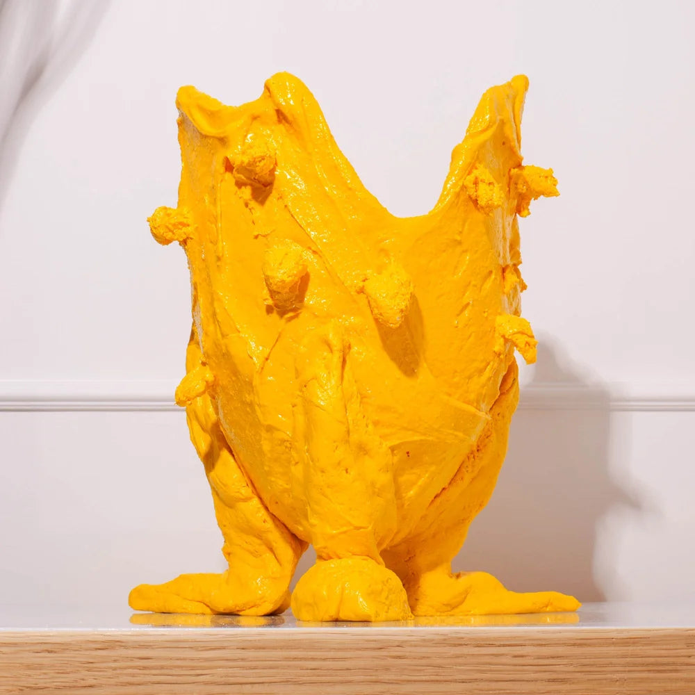 Lemon Special Vase - Matt Yellow