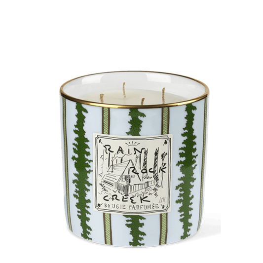 Luchino Rain Rock Creek Large Scented Candle