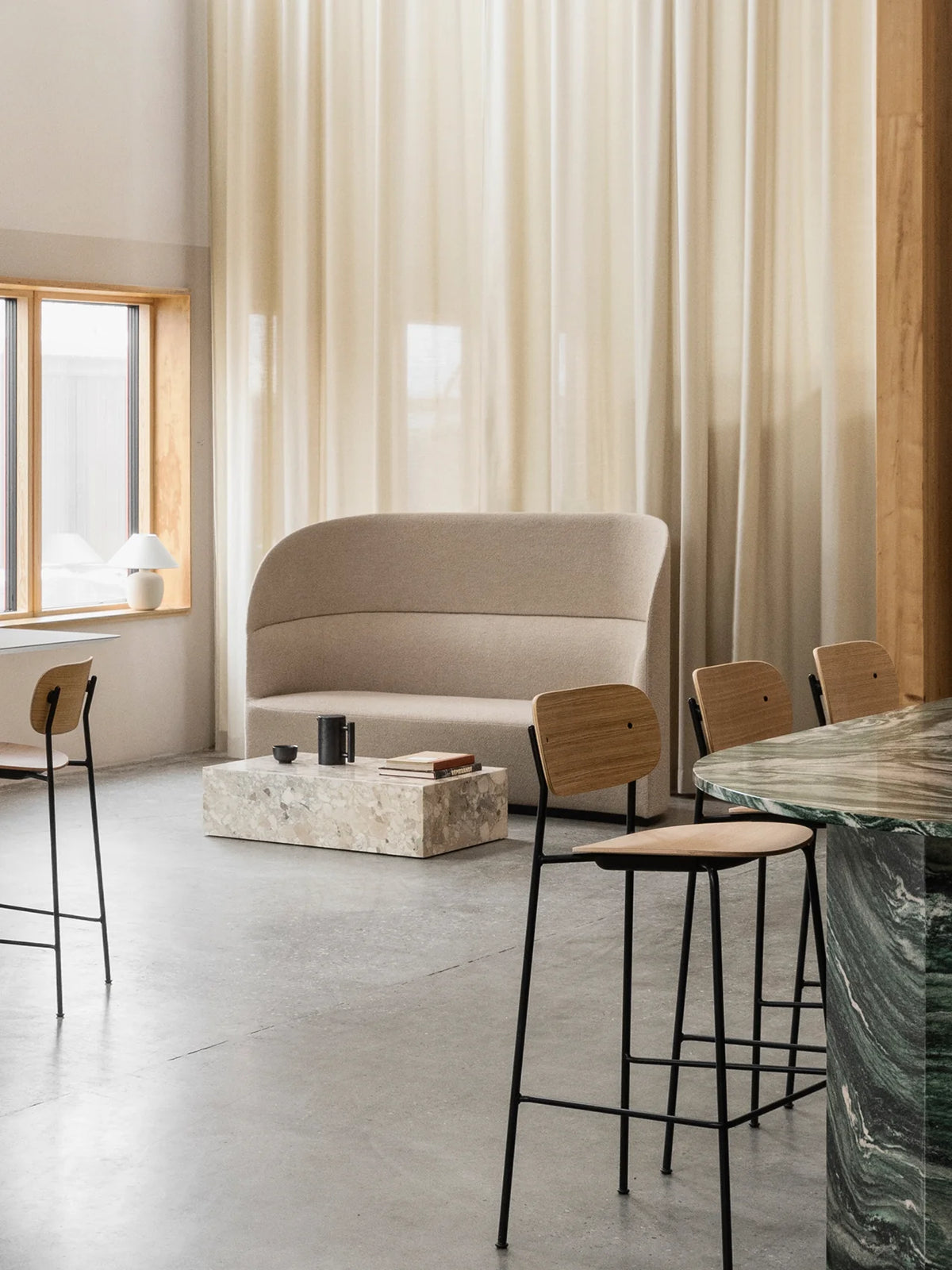 Tearoom Sofa, High Back