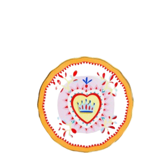 Mamma Mia Bread Plate - Heart