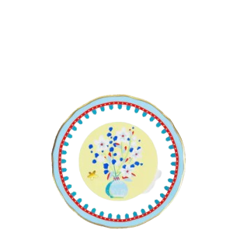 Mamma Mia Bread Plate - Flower