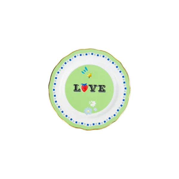 Mamma Mia Bread Plate - Love