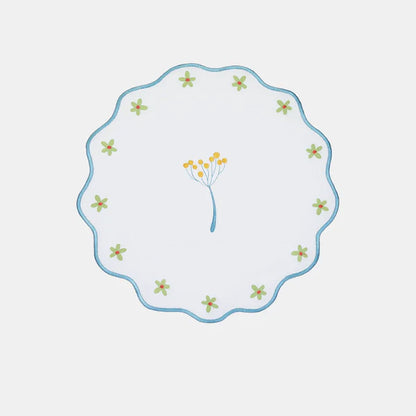 Mamma Mia Embroidered Placemat Rim