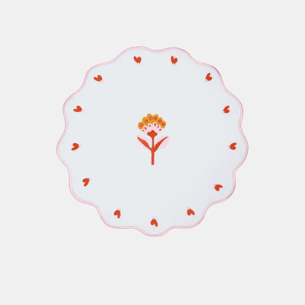 Mamma Mia Embroidered Placemat Rim