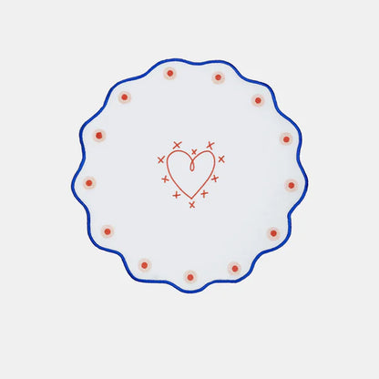 Mamma Mia Embroidered Placemat Rim