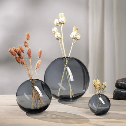 Mars Vase Large Steel blue