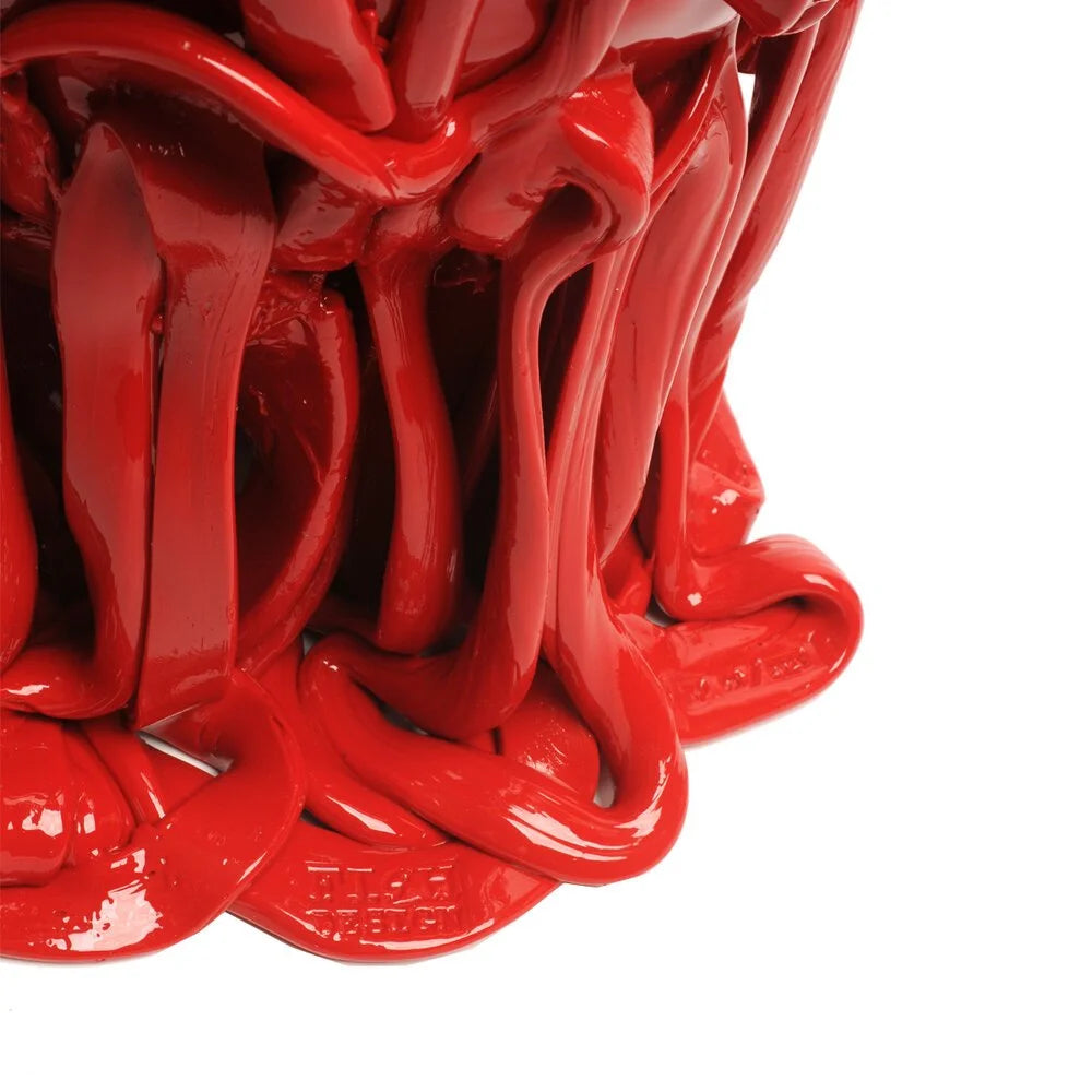 Medusa Vase - Matt Red