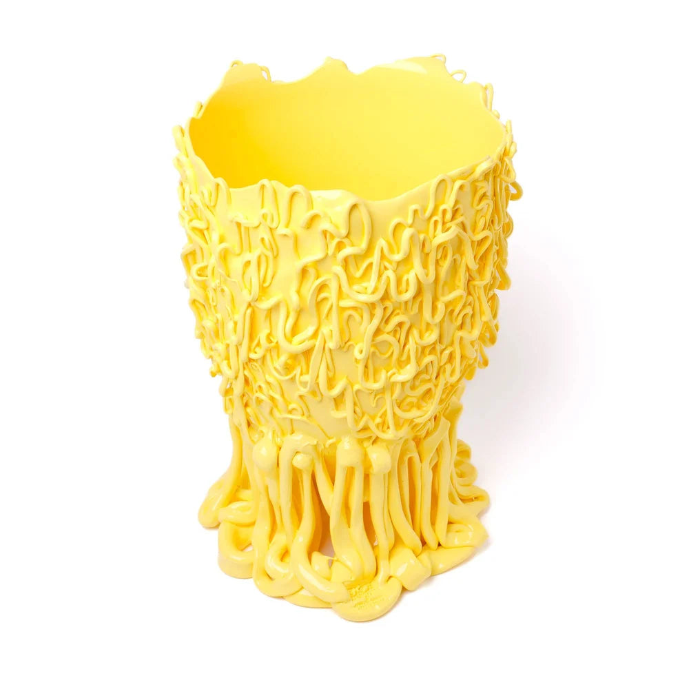 Medusa Vase - Matt Pastel Yellow