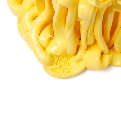 Medusa Vase - Matt Pastel Yellow