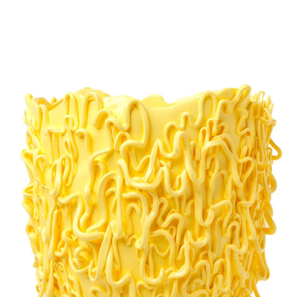 Medusa Vase - Matt Pastel Yellow