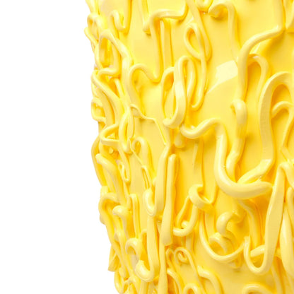 Medusa Vase - Matt Pastel Yellow