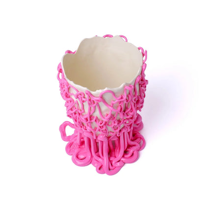 Medusa Vase - Matt Champagne, Pink