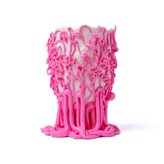 Medusa Vase - Matt Champagne, Pink