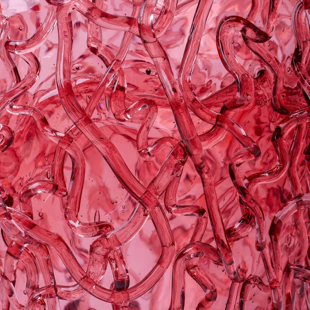 Medusa Vase - Clear Antique Pink