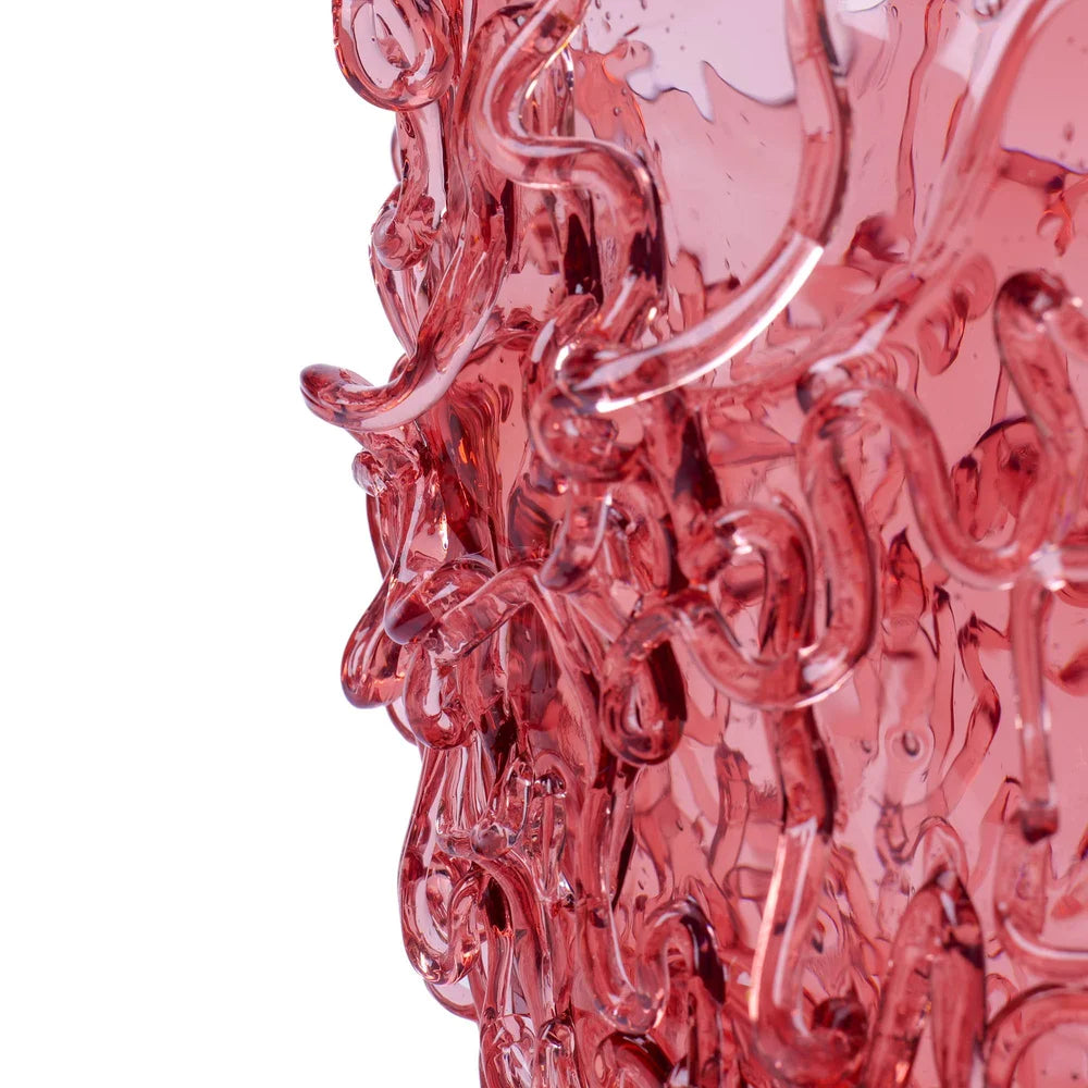 Medusa Vase - Clear Antique Pink