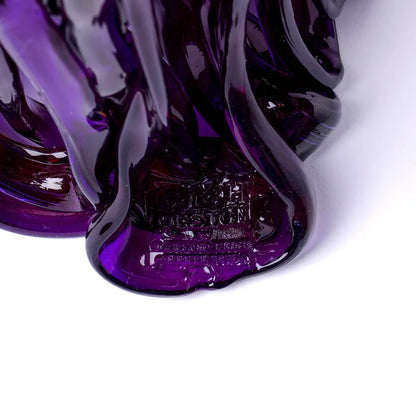 Medusa Vase - Clear Purple