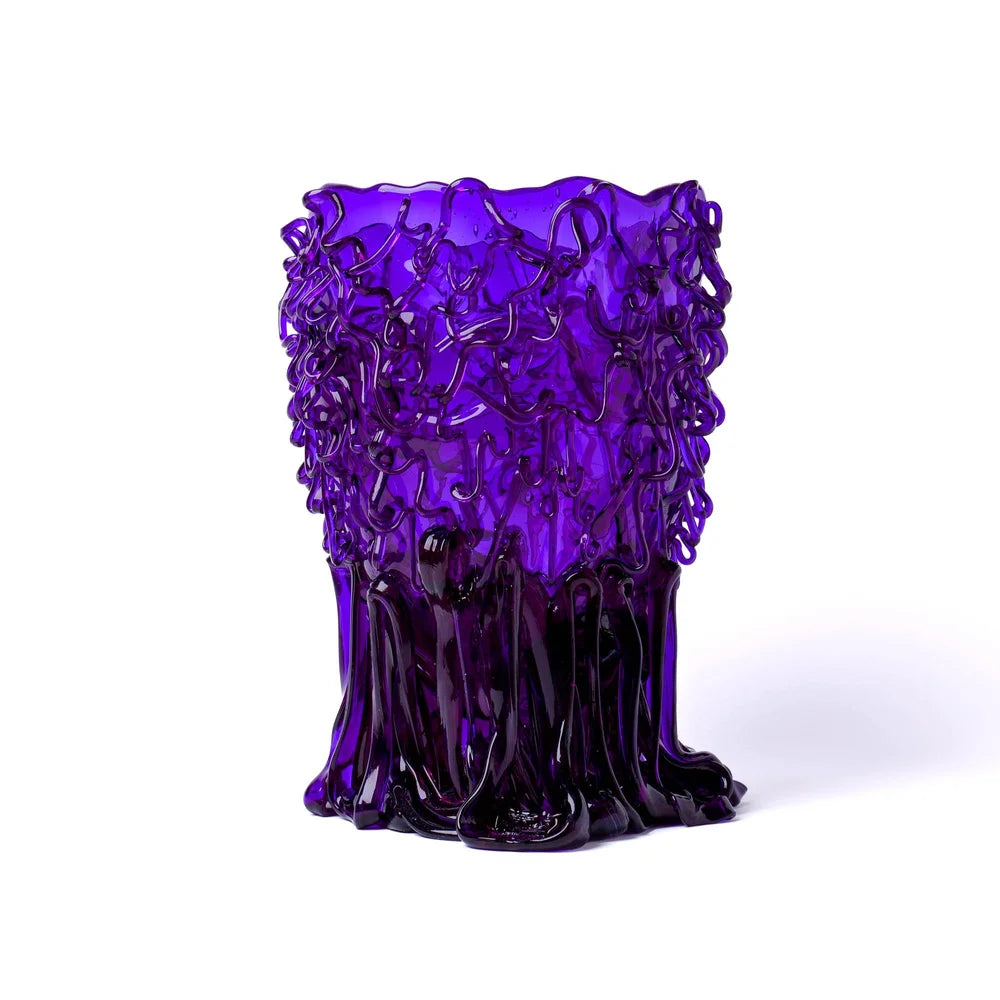 Medusa Vase - Clear Purple