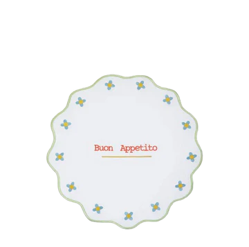 Mamma Mia Embroidered Placemat Rim