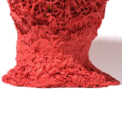 Moss Vase - Matt Sorbet And Fluo Yellow