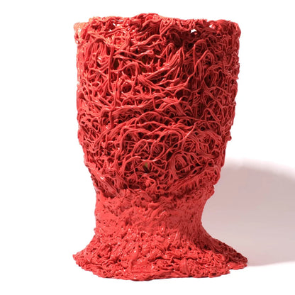 Moss Vase - Matt Sorbet And Fluo Yellow