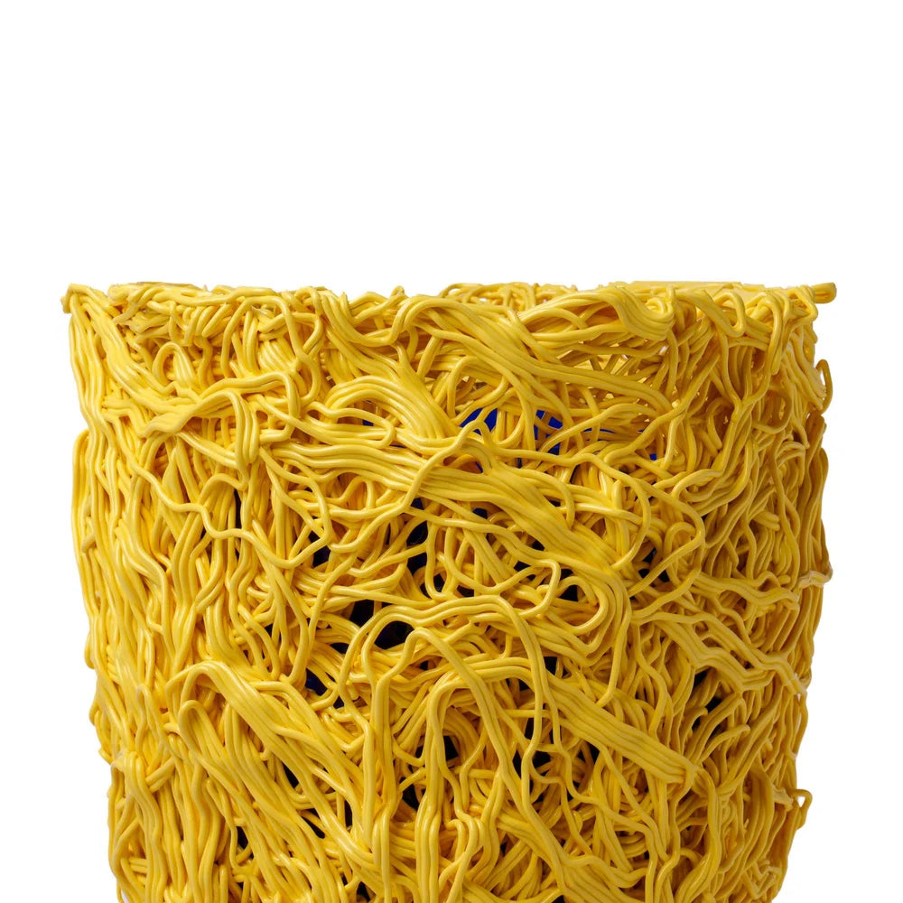 Moss Vase - Matt Pastel Yellow, Blue