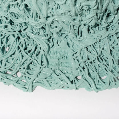 Moss Vase - Aqua, Red