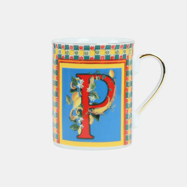 Mug Letter P – Ortigia