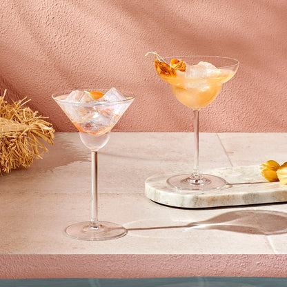 Nude Essentials Vintage Set of 2pcs Cocktail Margarita 400cc Clear