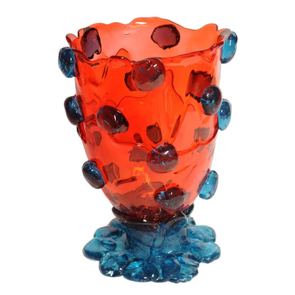 Nugget Vase - Red, Light Blue