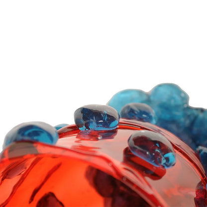 Nugget Vase - Red, Light Blue