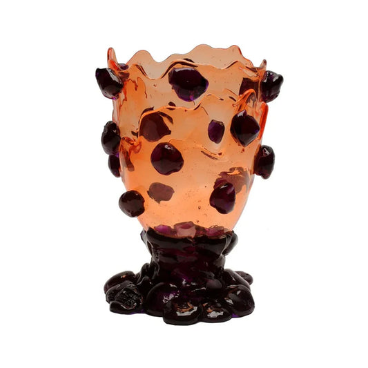 Nugget Vase - Clear Ruby, Purple