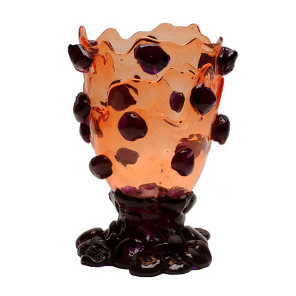 Nugget Vase - Clear Ruby, Purple