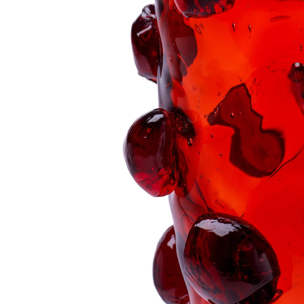 Nugget Vase - Dark Ruby