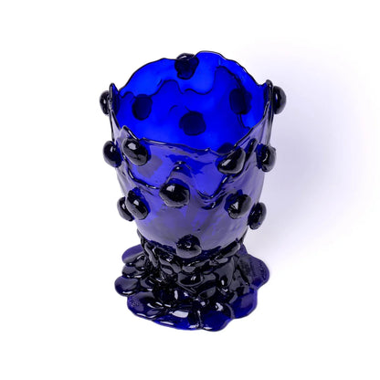 Nugget Vase - Clear Blue