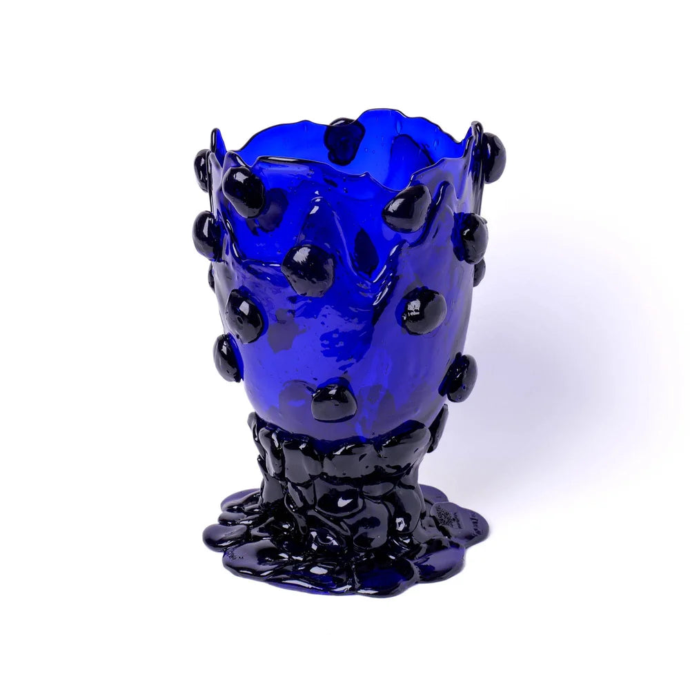 Nugget Vase - Clear Blue