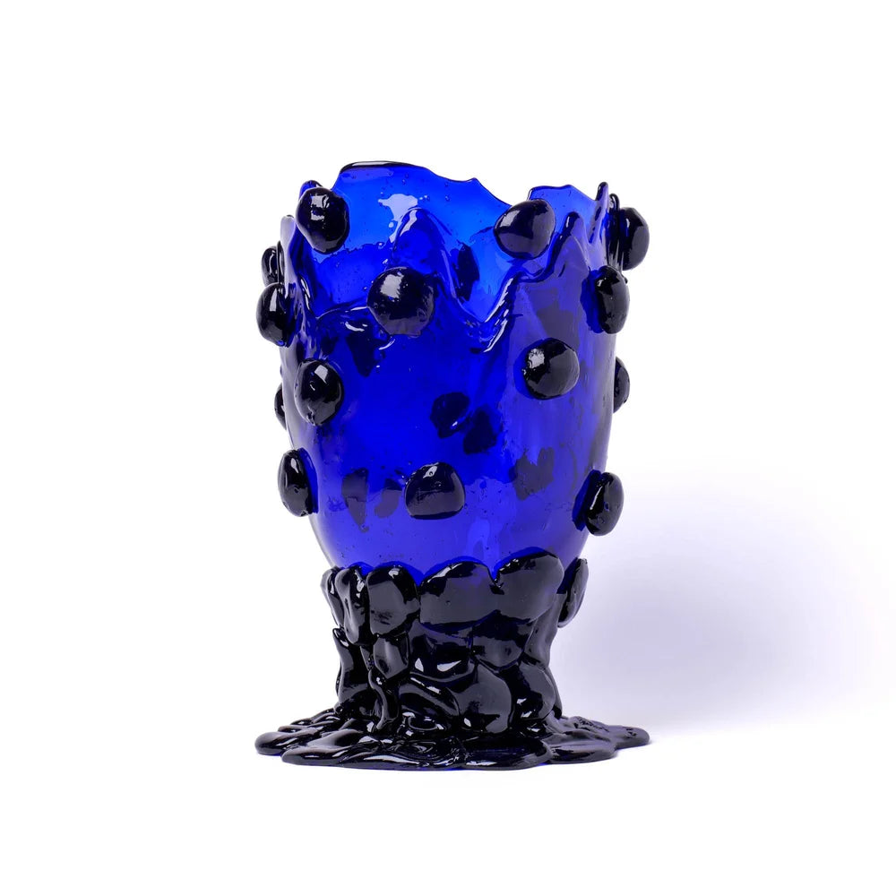 Nugget Vase - Clear Blue