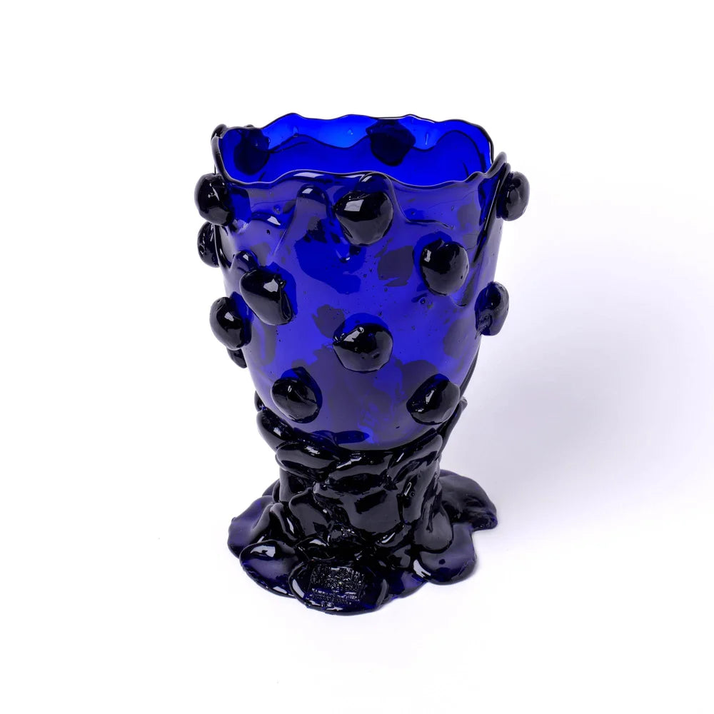 Nugget Vase - Clear Blue